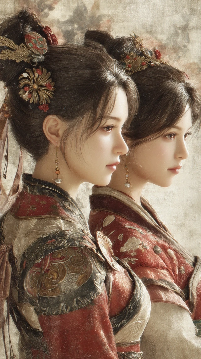 Da Qiao Xiao Qiao Three Kingdoms Portrait