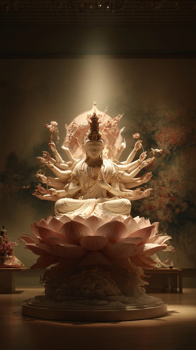 ThousandArmed Avalokiteshvara Bodhisattva Statue