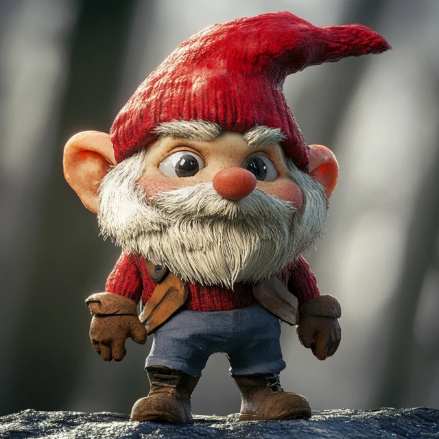 3D Gnomie for Video Game Character