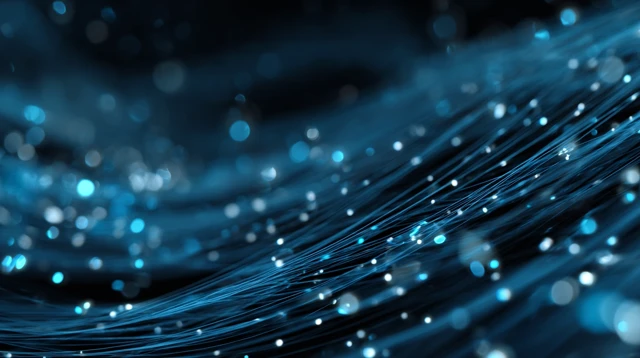 Abstract Digital Technology Blue Background