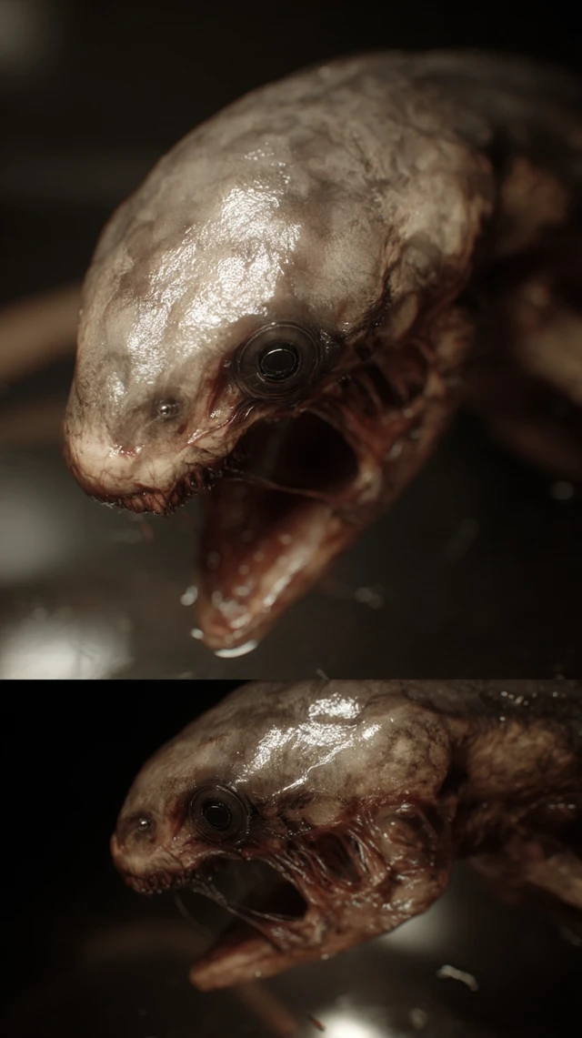 Hyper Realistic Mutated Creature