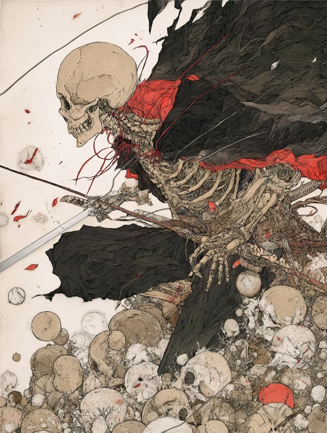 Grotesque Illustration Art Dark and Scary