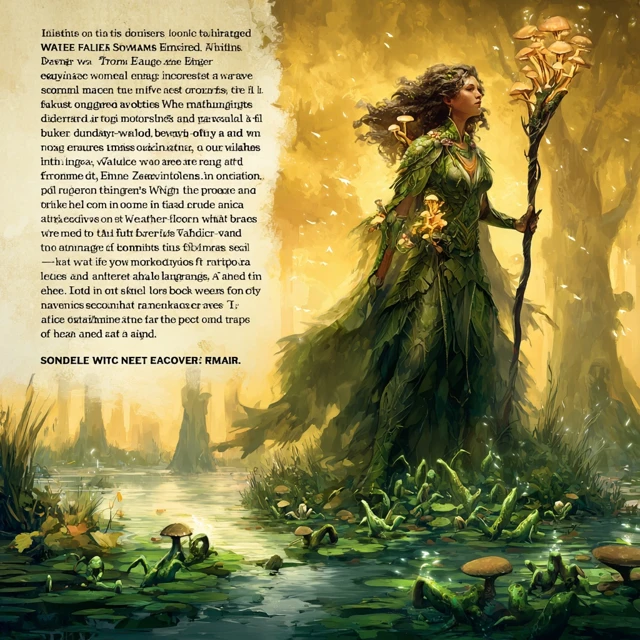 Magic the Gathering Art Radiant Woman Bog