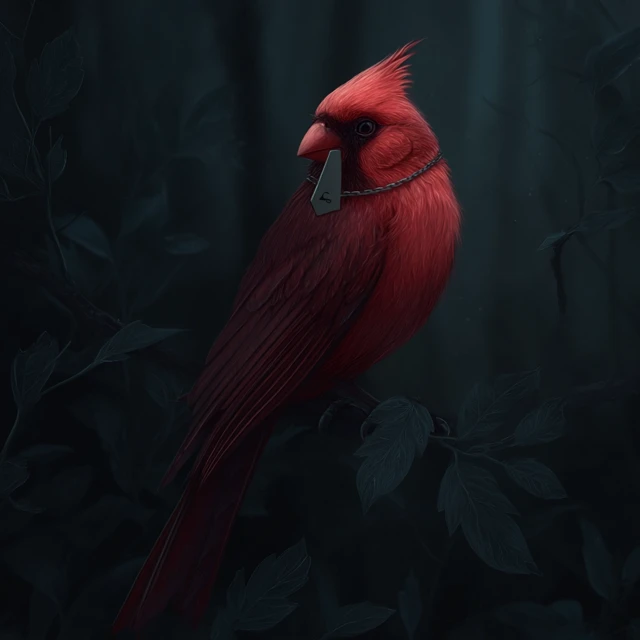 Cardinal Silence Nature Photography