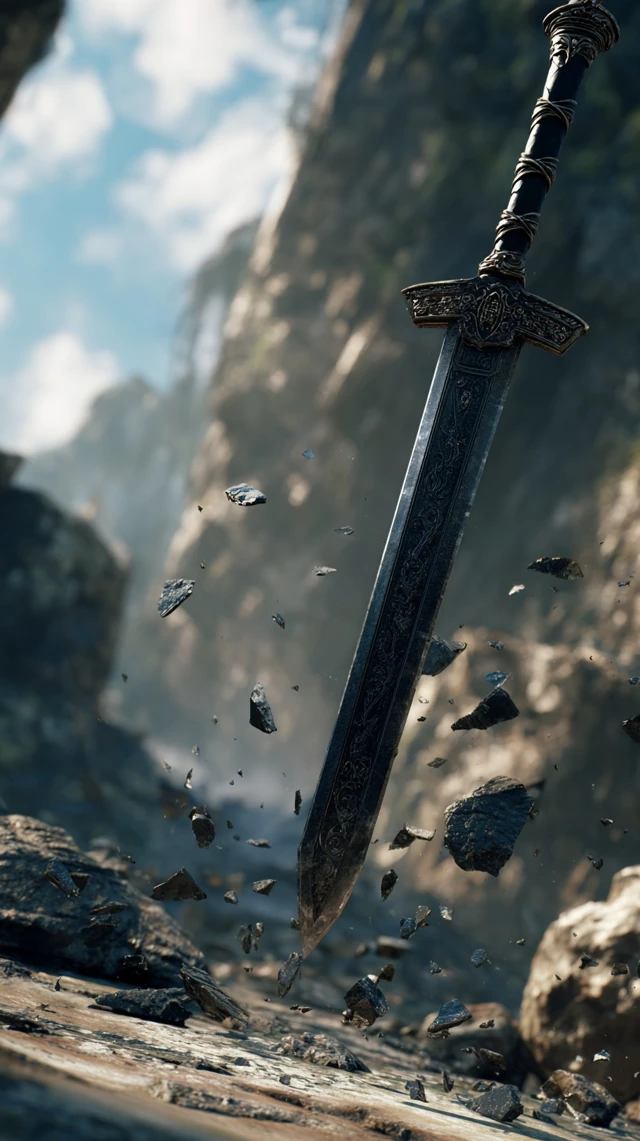 Fracturing Black Sword in a Mountain Valley
