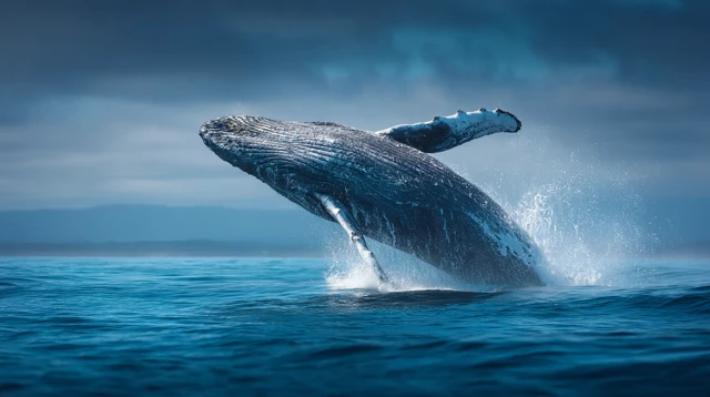 Whale Breaching Ocean Nature Photography