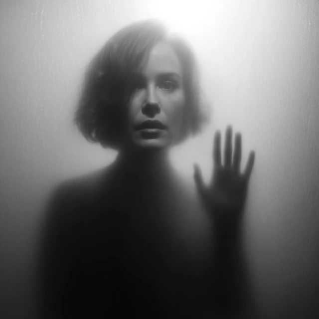 Gillian Anderson Agent Scully Black and White Photography